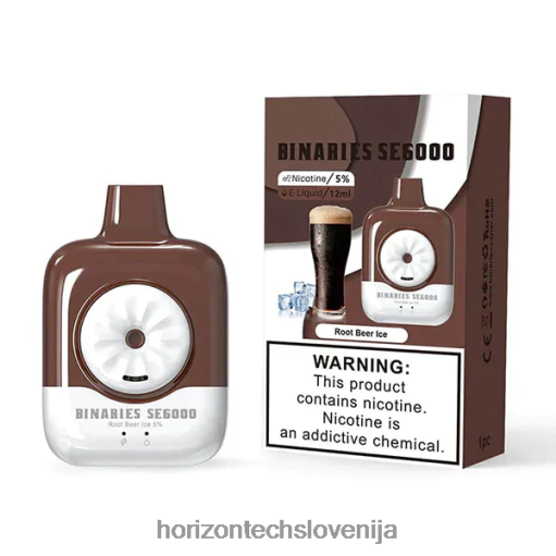 HorizonTech Binaries Cabin za enkratno uporabo 12 ml - Horizon Tech Vape Coils 02ZFF156 led koreninskega piva