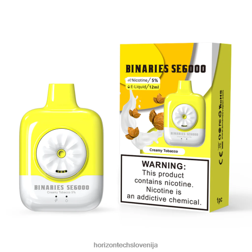 HorizonTech Binaries Cabin za enkratno uporabo 12 ml - Horizontech Slovenija 02ZFF151 kremasti tobak