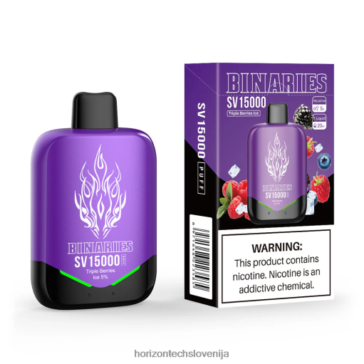 HorizonTech Binaries Cabin za enkratno uporabo sv - Horizon Tech Vape 02ZFF94 trojni jagodni led