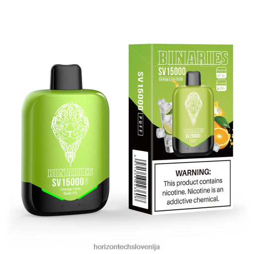 HorizonTech Binaries Cabin za enkratno uporabo sv - Horizontech Slovenija 02ZFF91 oranžna limeta soda